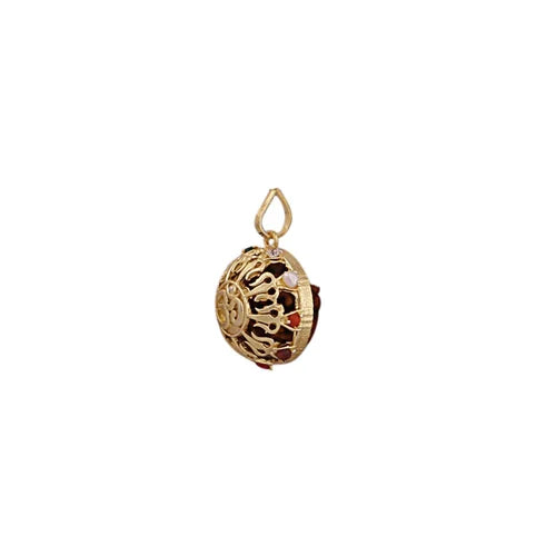 Brass Rudraksha Pendant