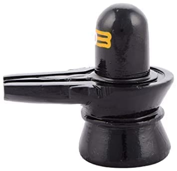 Black Stone Shivling and Nandi Made Of Stone
