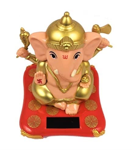 Solar Powered Lord Ganesh ji Moving Hand