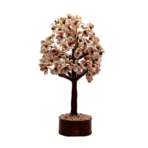 Good Habitss Stone and Rudraksha Gomti Chakra Tree with Rudraksha Beads