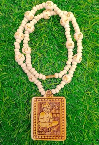 Good Habitss Bageshwar Dham Tulasi kanthi Mala with Hanumanji Locket