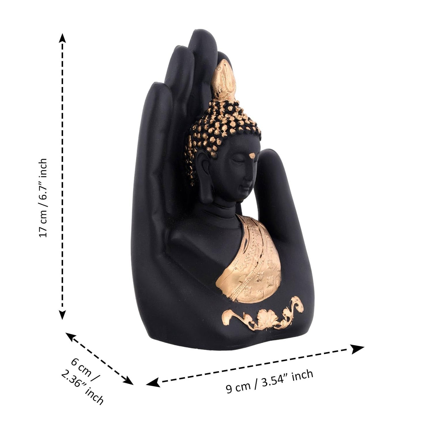 Fiber Palm Buddha Statue