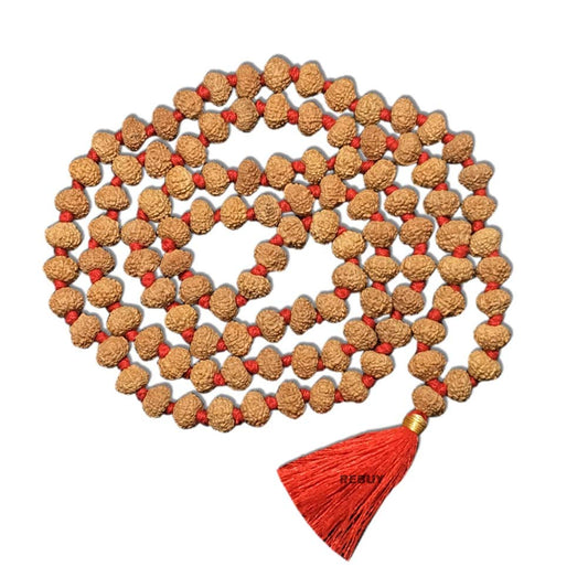 Natural rudraksha mala 109 bead 10 mukhi