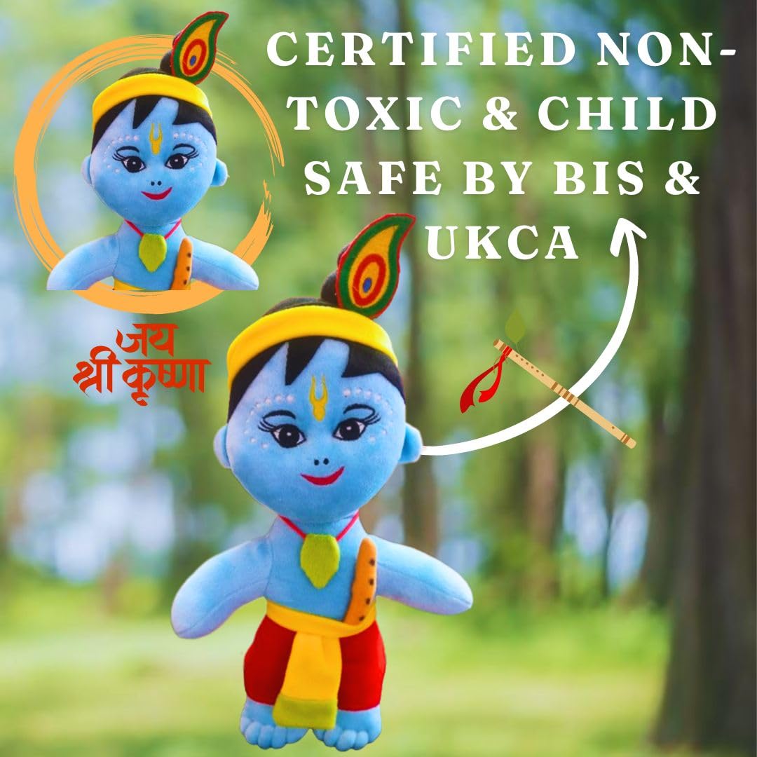 Baby Lord Krishna Soft Toys for Kids 14 INCH