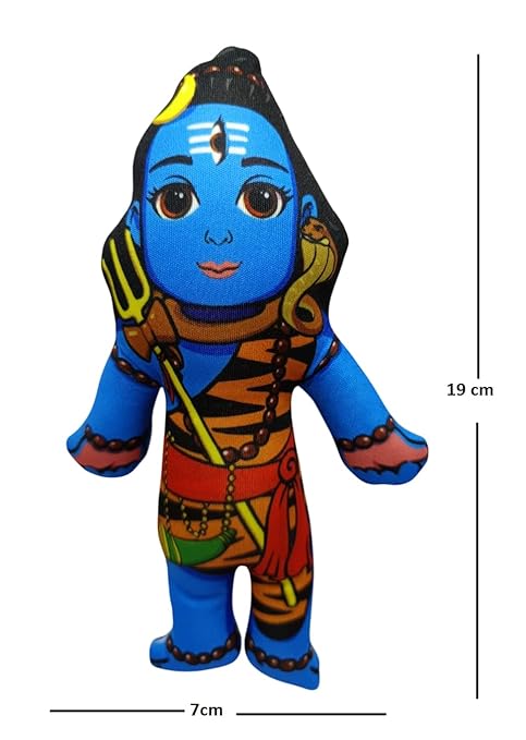 Shiv Ji Parvati Ji Soft Toy Set