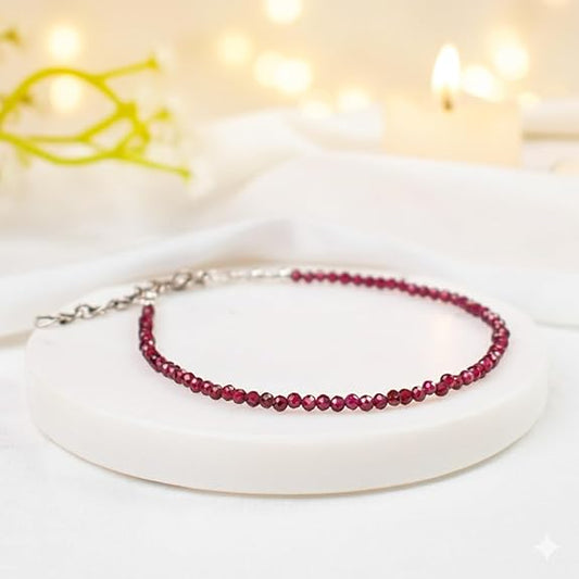 Garnet Anklet