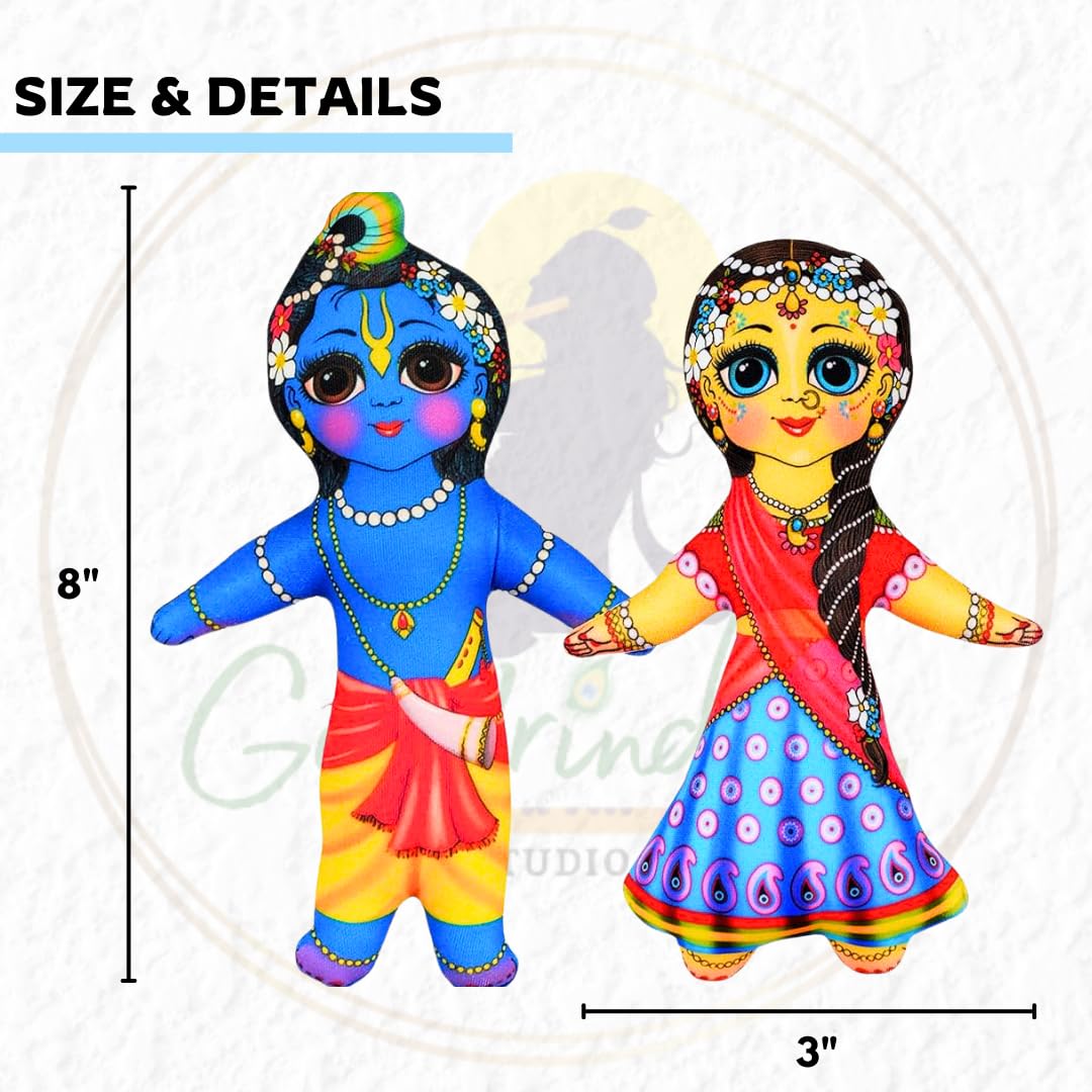 Radha Krishna | God Miniature Doll Sets