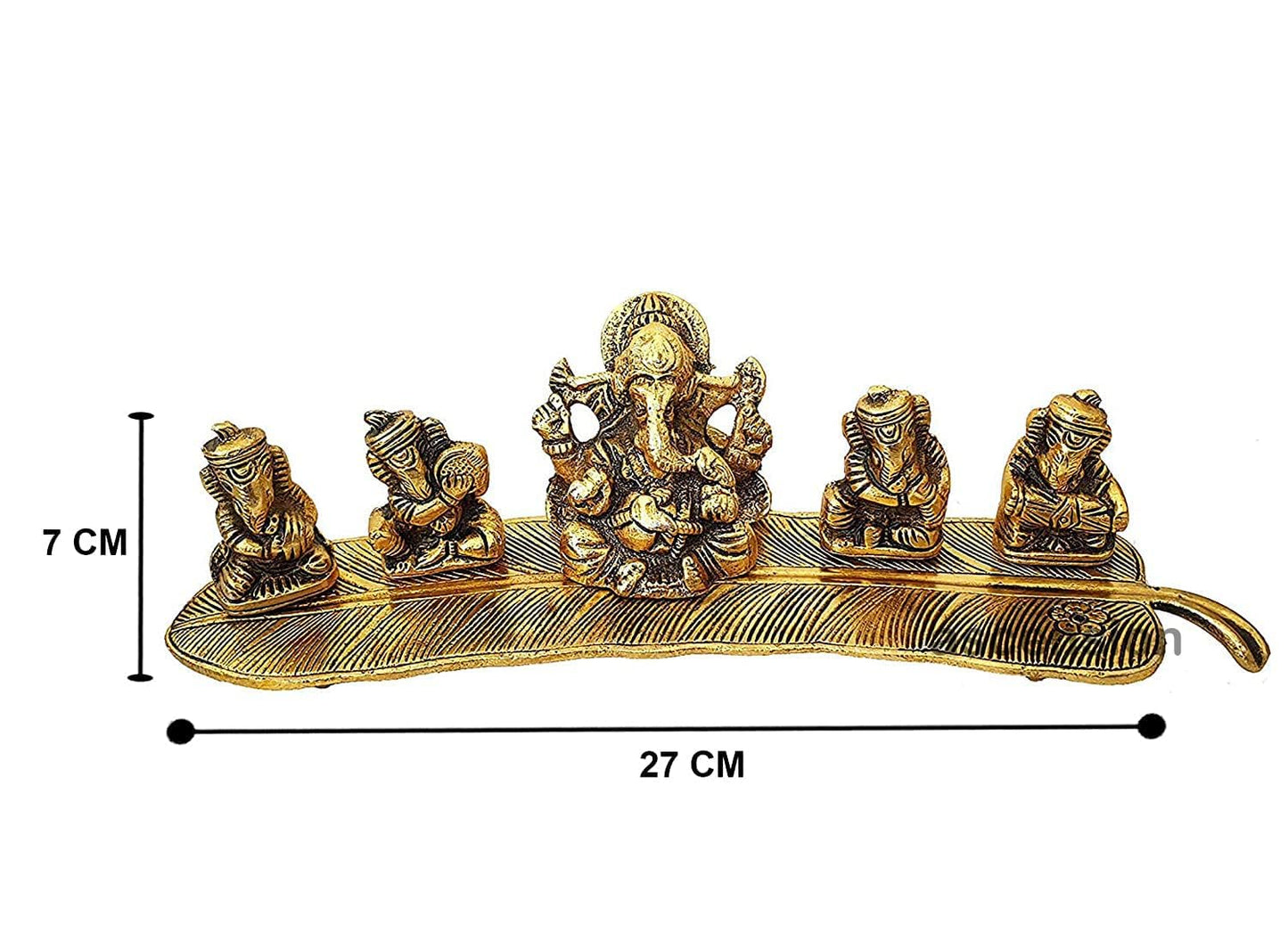 Aluminium Metal Ganesh Laxmi Statue