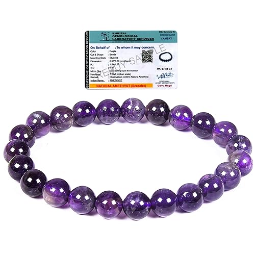 Amethyst Bracelet (8MM)