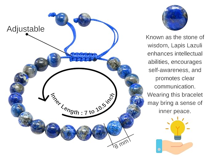 Lapis Lazuli Bracelet (8 MM)