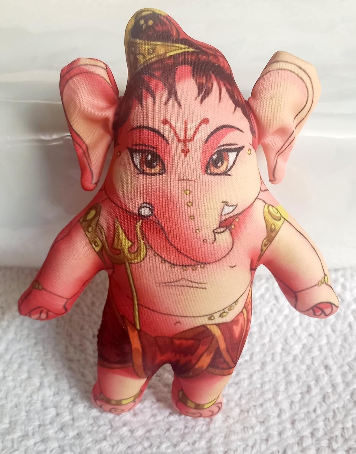Soft and Plush Washable Bal Ganesh Toy for Kids (7 Inch)