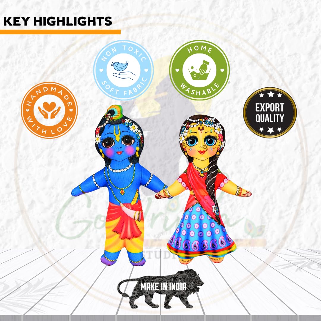 Radha Krishna | God Miniature Doll Sets