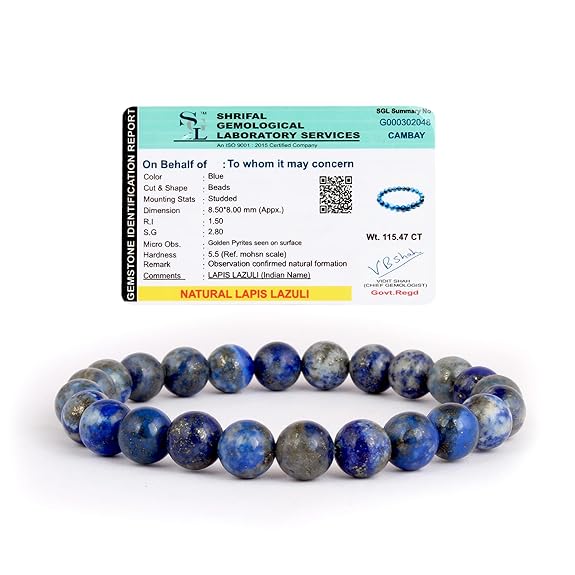 Lapis Lazuli Bracelet (8 MM)
