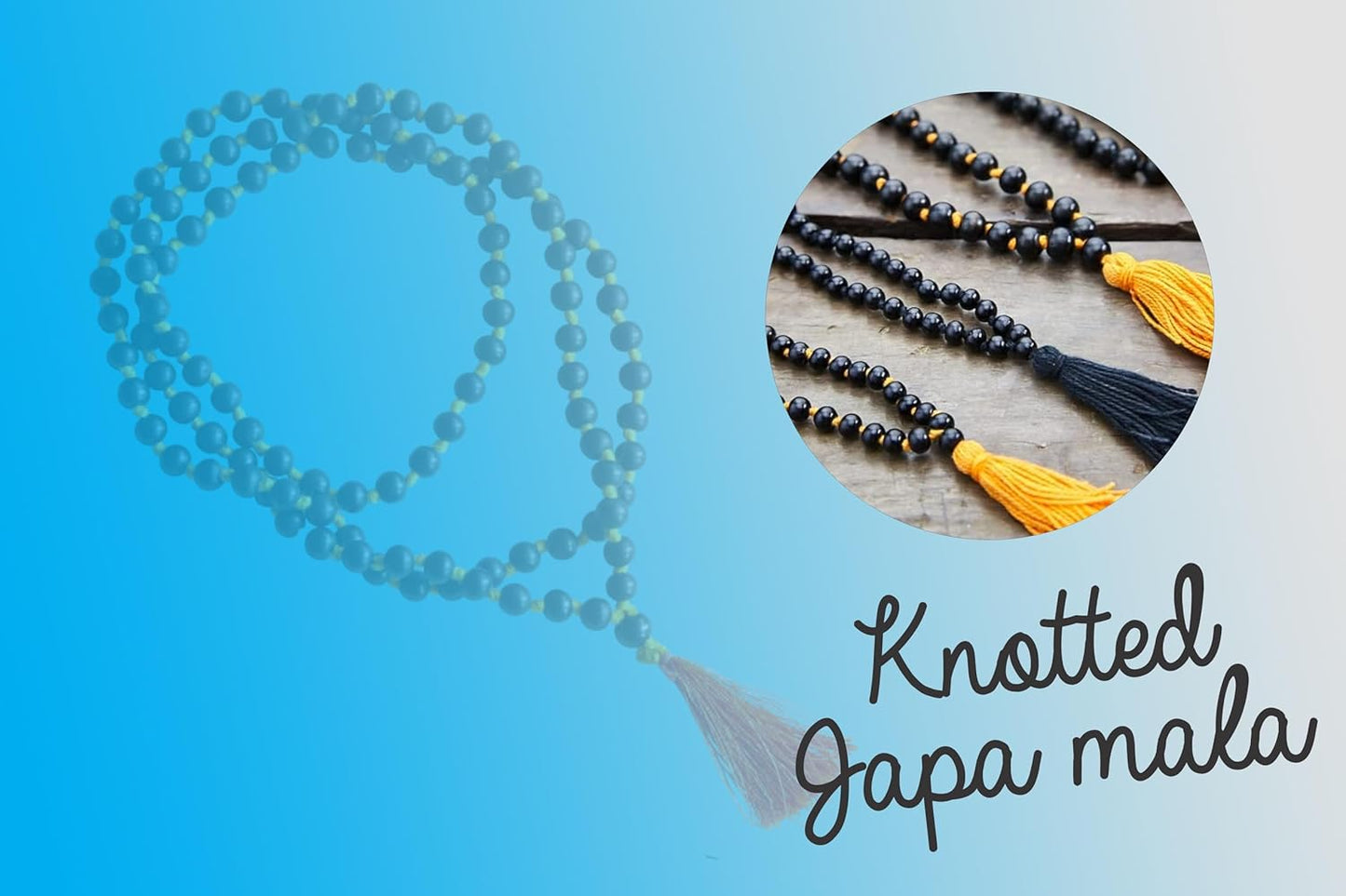 Indian Ebony Wood Mala
