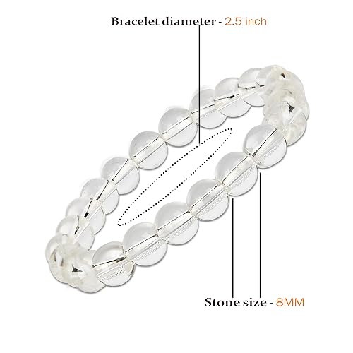 Clear Quartz Bracelet (8 MM)