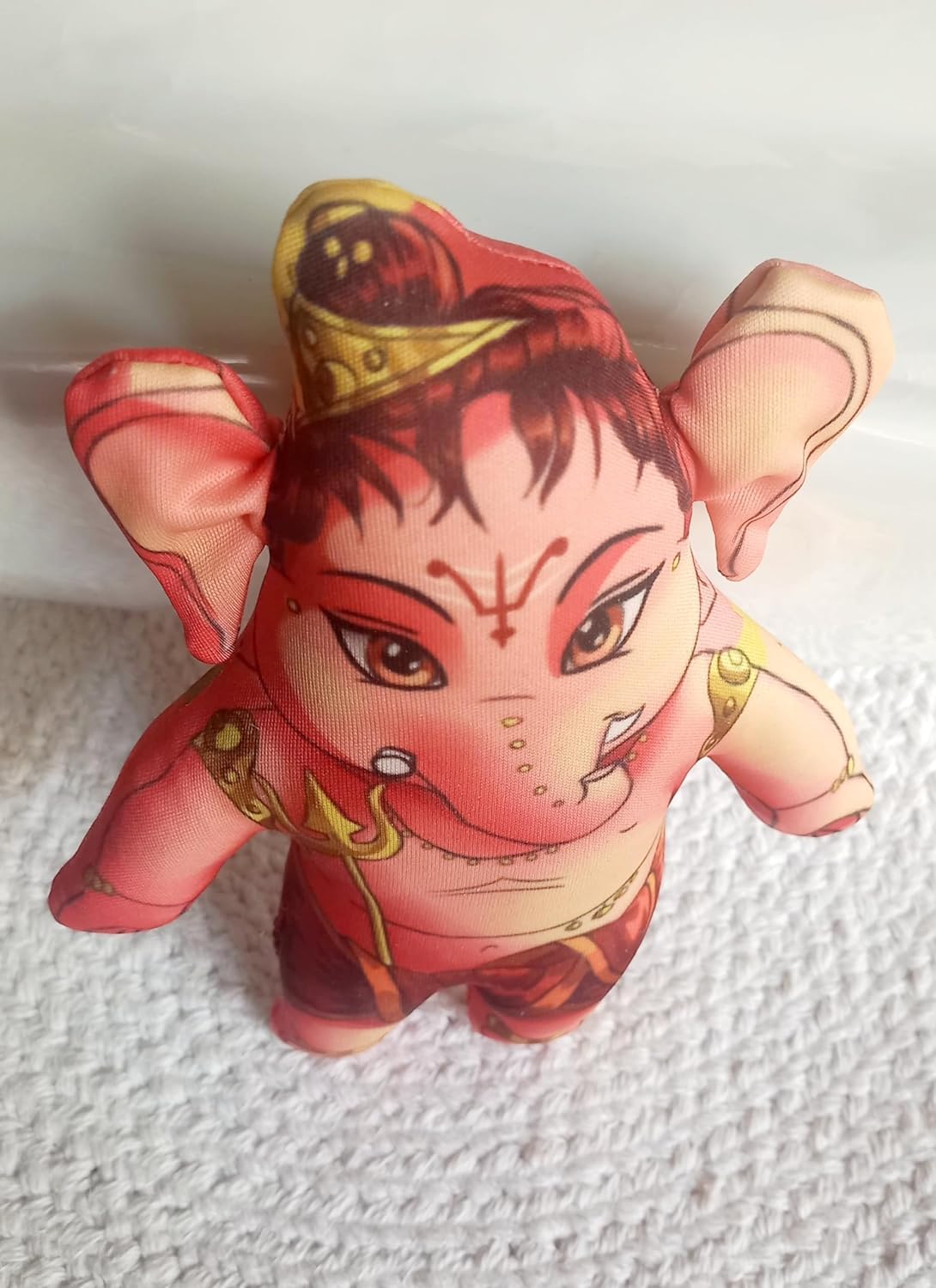 Soft and Plush Washable Bal Ganesh Toy for Kids (7 Inch)