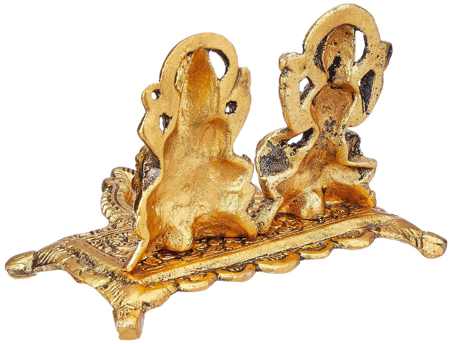 Laxmi Ganesh Statue with diya
