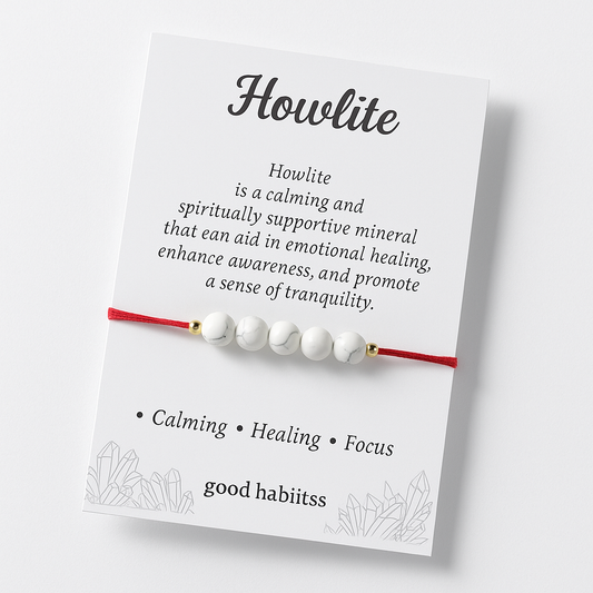 Howlite Healing Rakhi