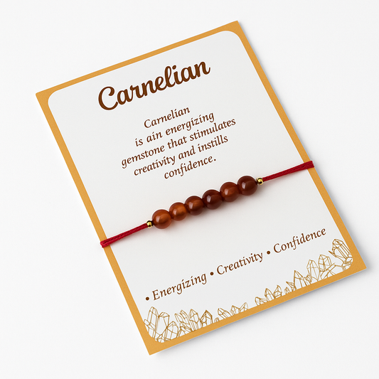 Carnelian Healing Crystal Rakhi