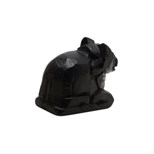 Black Stone Shivling and Nandi Made Of Stone
