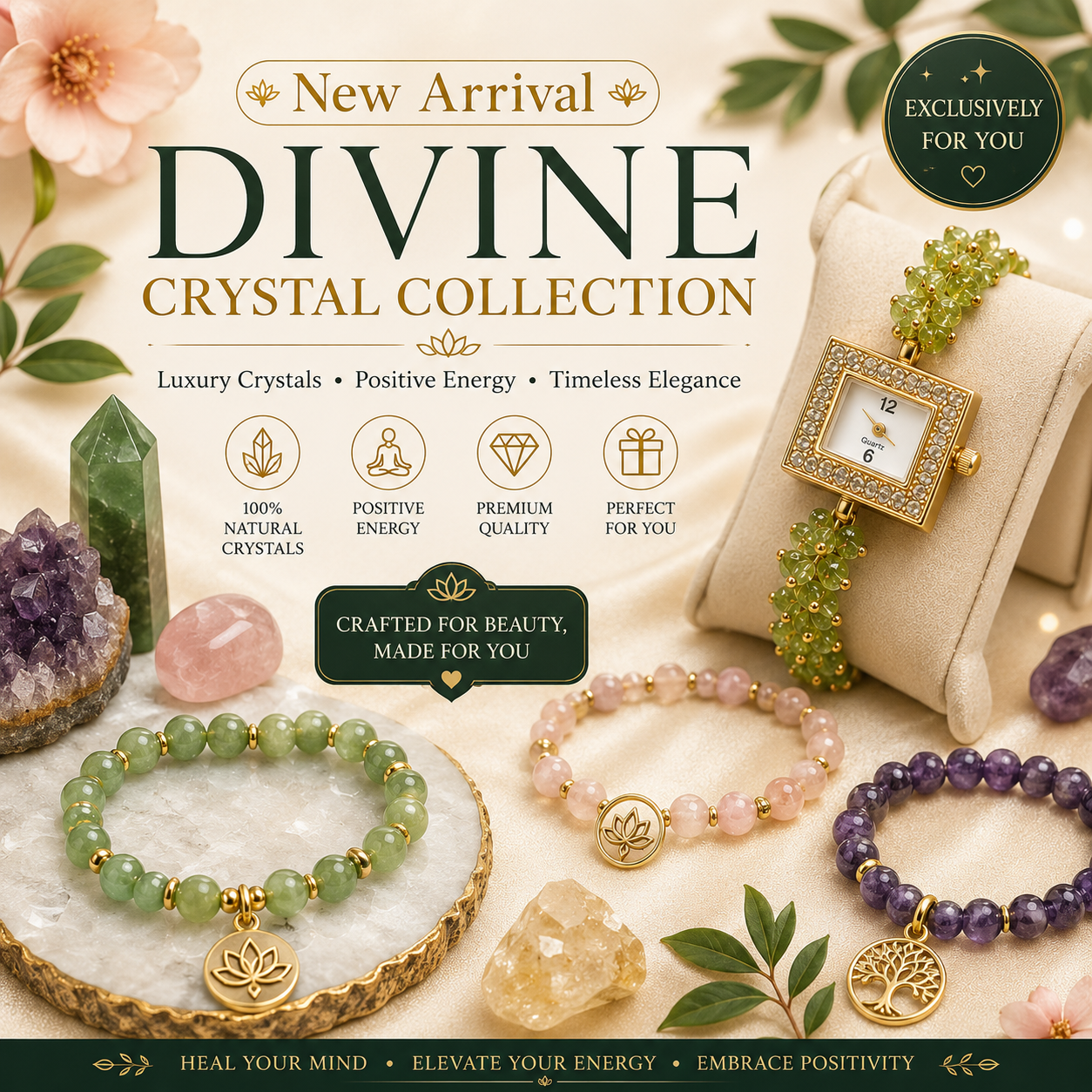New Arrival 🌸 Divine Crystal Collection