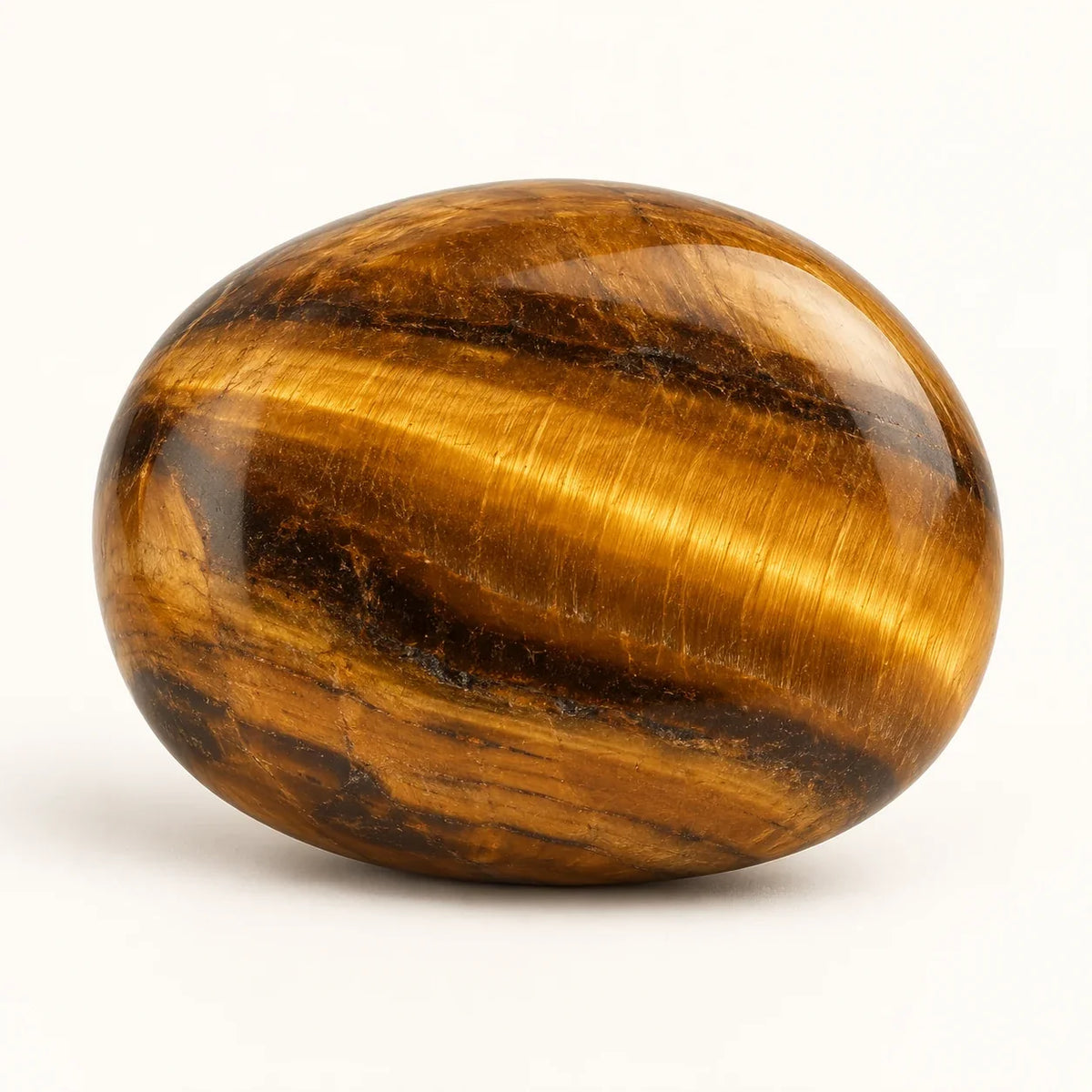 Single Tiger Eye crystal specimen