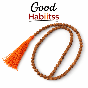 108 Rudraksha Beads Japa Mala - GOOD HABITSS
