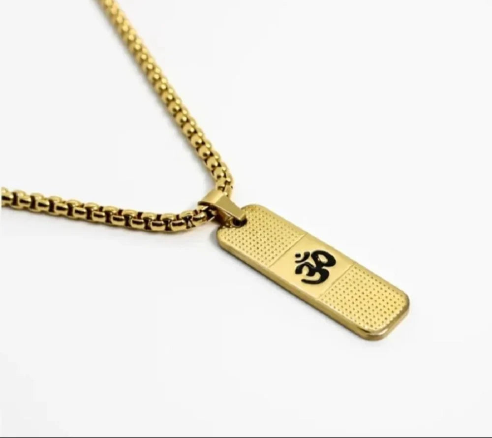 Om chain pendant
