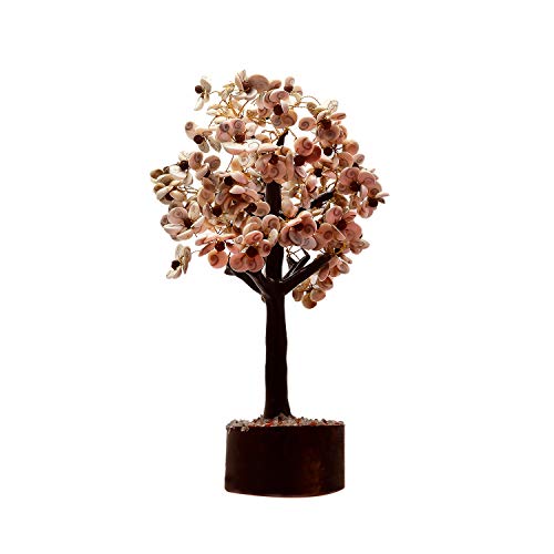 Good Habitss Stone and Rudraksha Gomti Chakra Tree with Rudraksha Beads