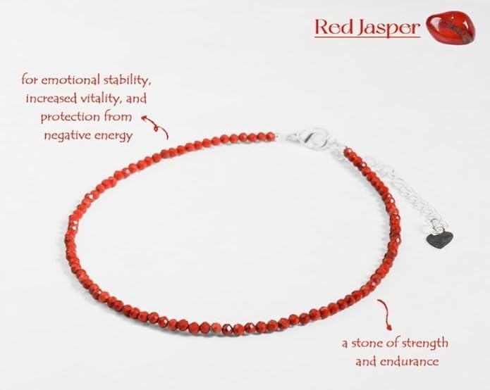 Red Jasper Anklet