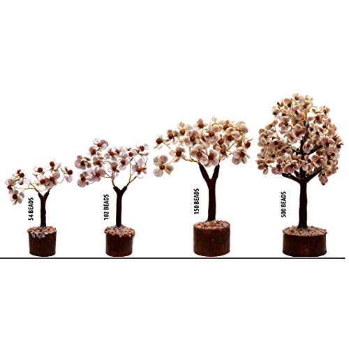 Good Habitss Stone and Rudraksha Gomti Chakra Tree with Rudraksha Beads