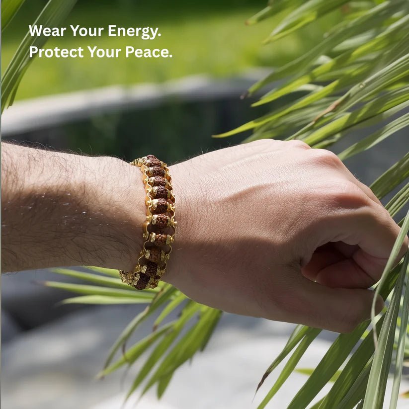 5 Mukhi Rudraksha Bracelet - GOOD HABITSS