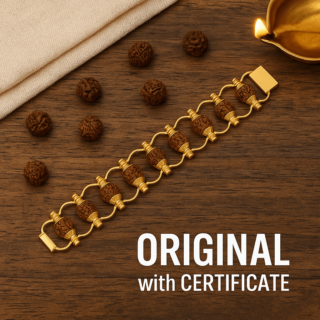 5 Mukhi Rudraksha Bracelet - GOOD HABITSS