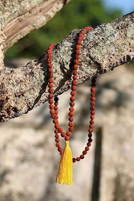 5 Mukhi Rudraksha indonesian Mala (54 Beads) - GOOD HABITSS