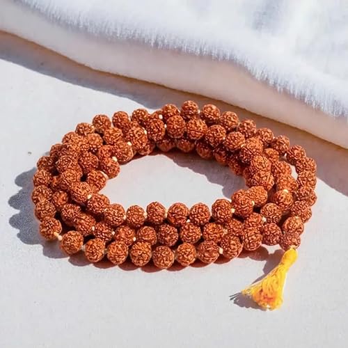 5 Mukhi Rudraksha Mala 10mm - GOOD HABITSS