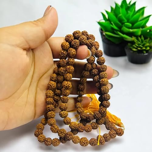 5 Mukhi Rudraksha Mala 10mm - GOOD HABITSS