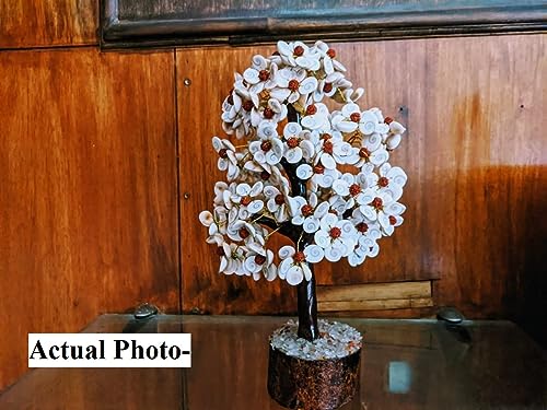 Good Habitss Stone and Rudraksha Gomti Chakra Tree with Rudraksha Beads