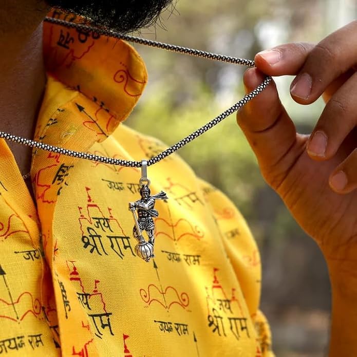 Hanuman Ji Pendant with Gada