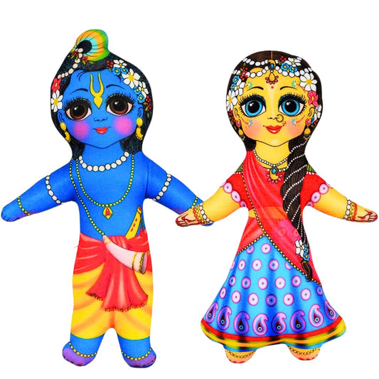Radha Krishna | God Miniature Doll Sets