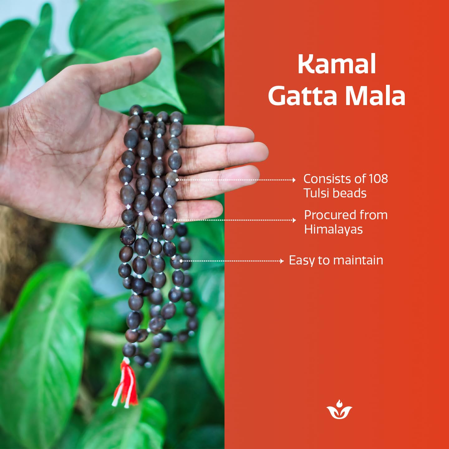Kamal Gatta Mala 108 Bead