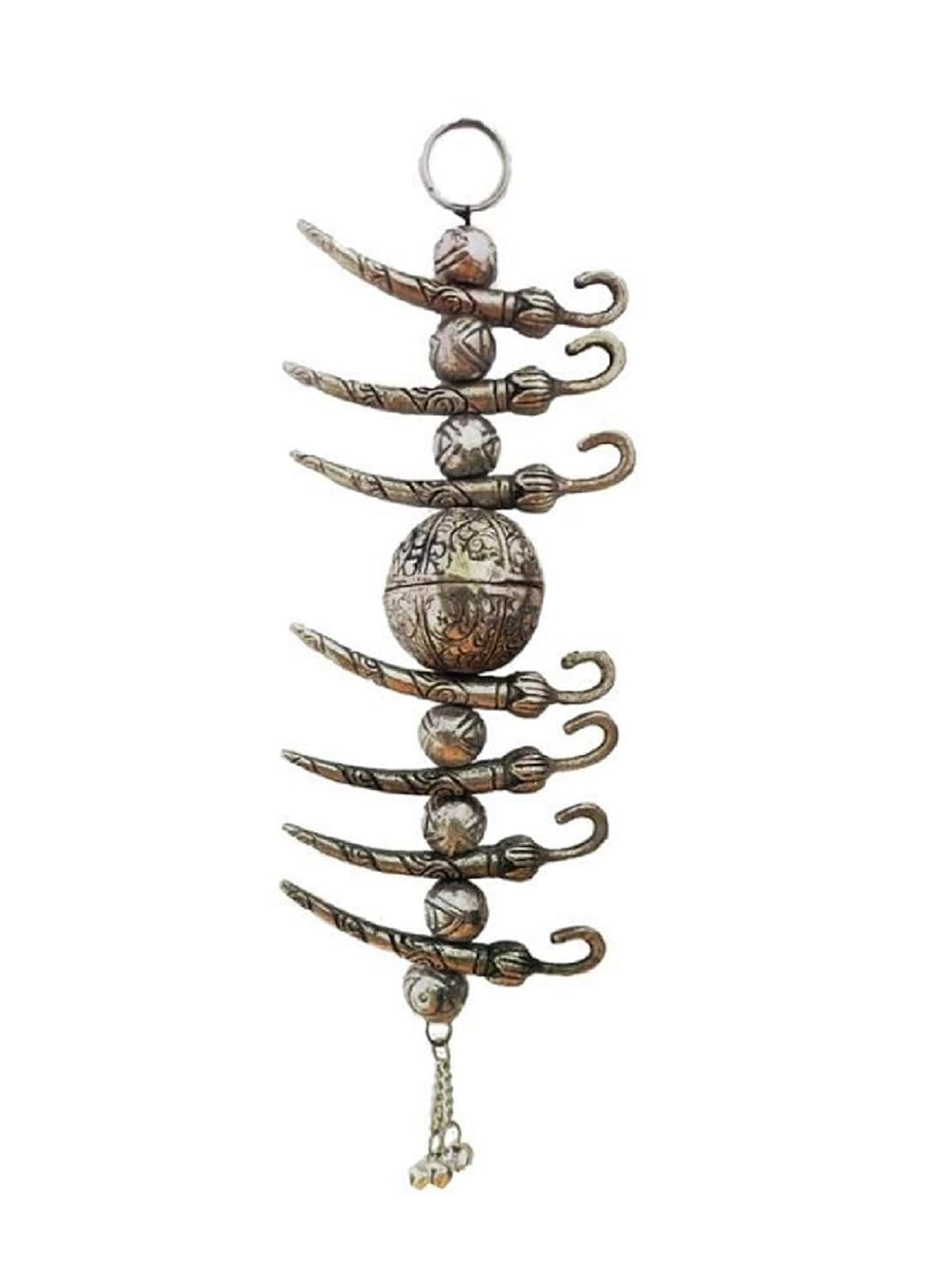 Nimbu Mirchi | Nazar Battu | (Metallic Silver) (25 Cms)