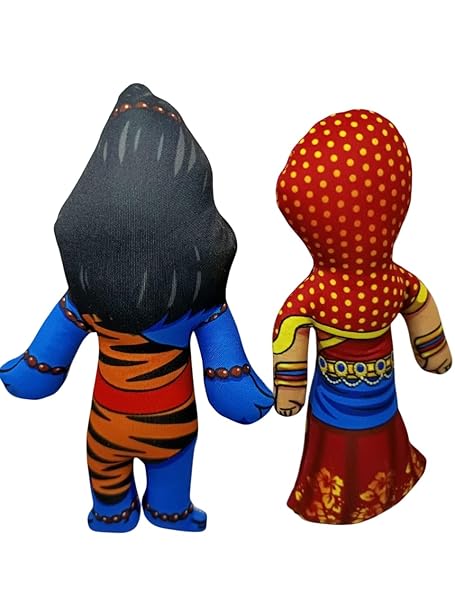Shiv Ji Parvati Ji Soft Toy Set