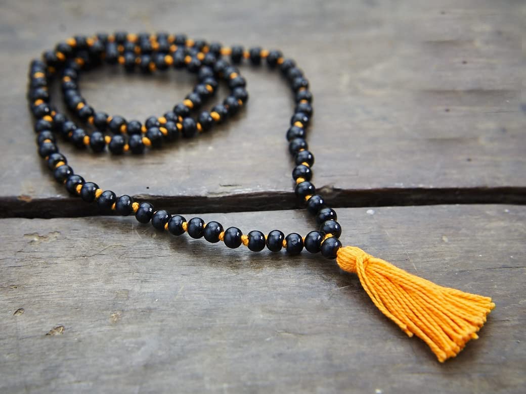 Indian Ebony Wood Mala