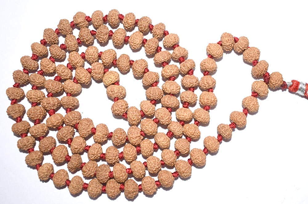 Natural rudraksha mala 109 bead 10 mukhi