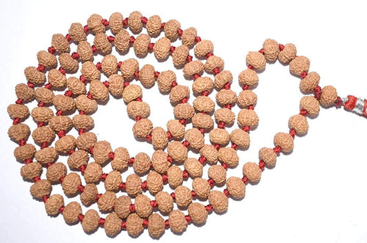 Natural rudraksha mala 109 bead 10 mukhi