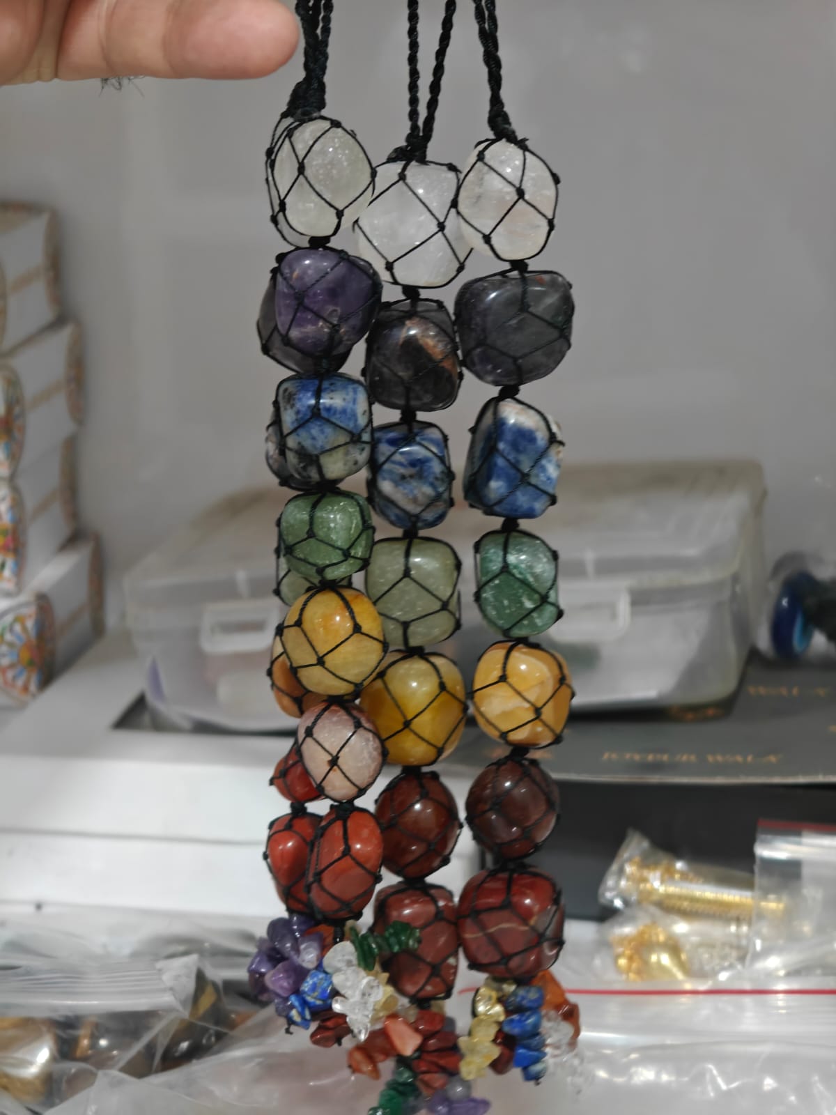 7 chakra hangers ! Replacement of Nibu Mirch - GOOD HABITSS
