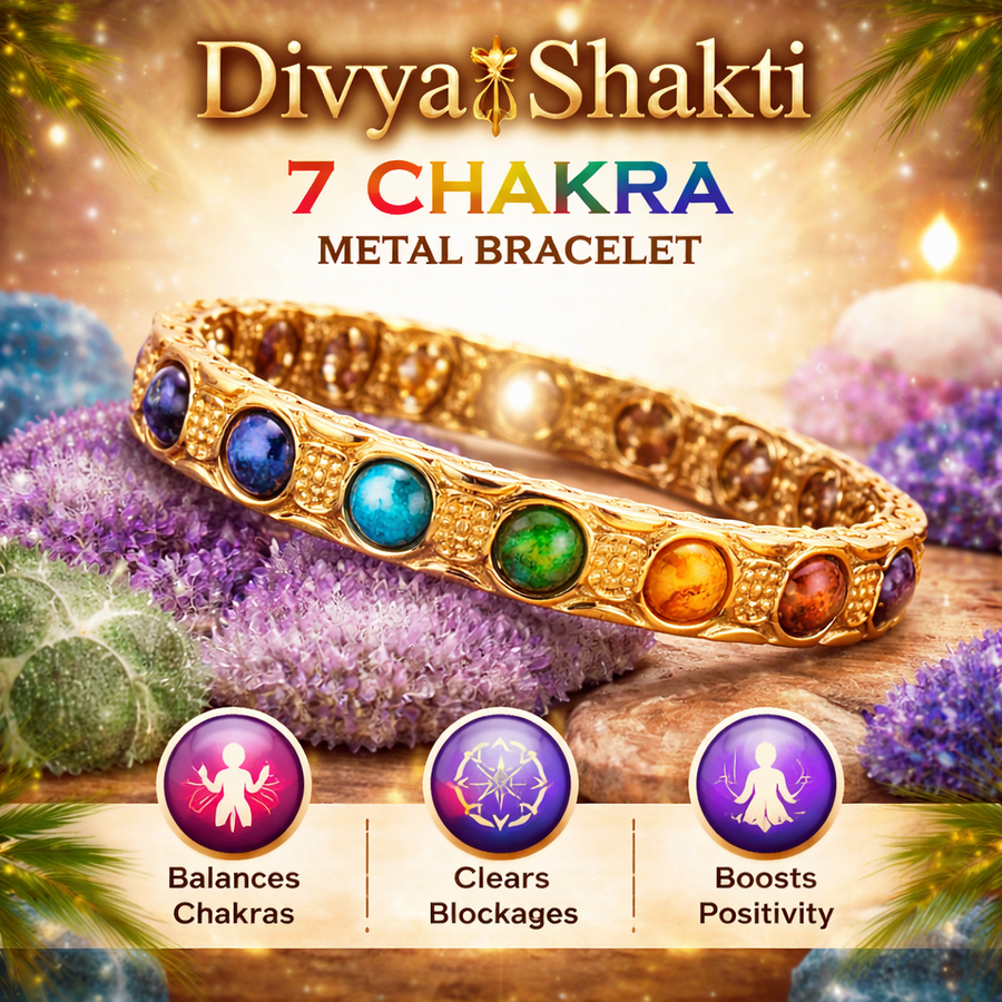 7 Chakra Metal Bracelet - GOOD HABITSS