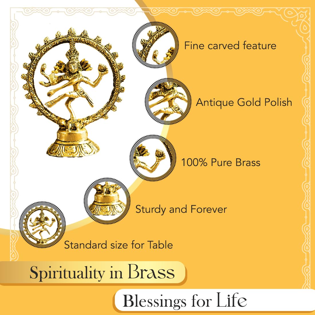 Brass Nataraja Statue