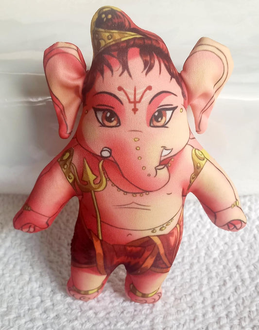 Soft and Plush Washable Bal Ganesh Toy for Kids (7 Inch)