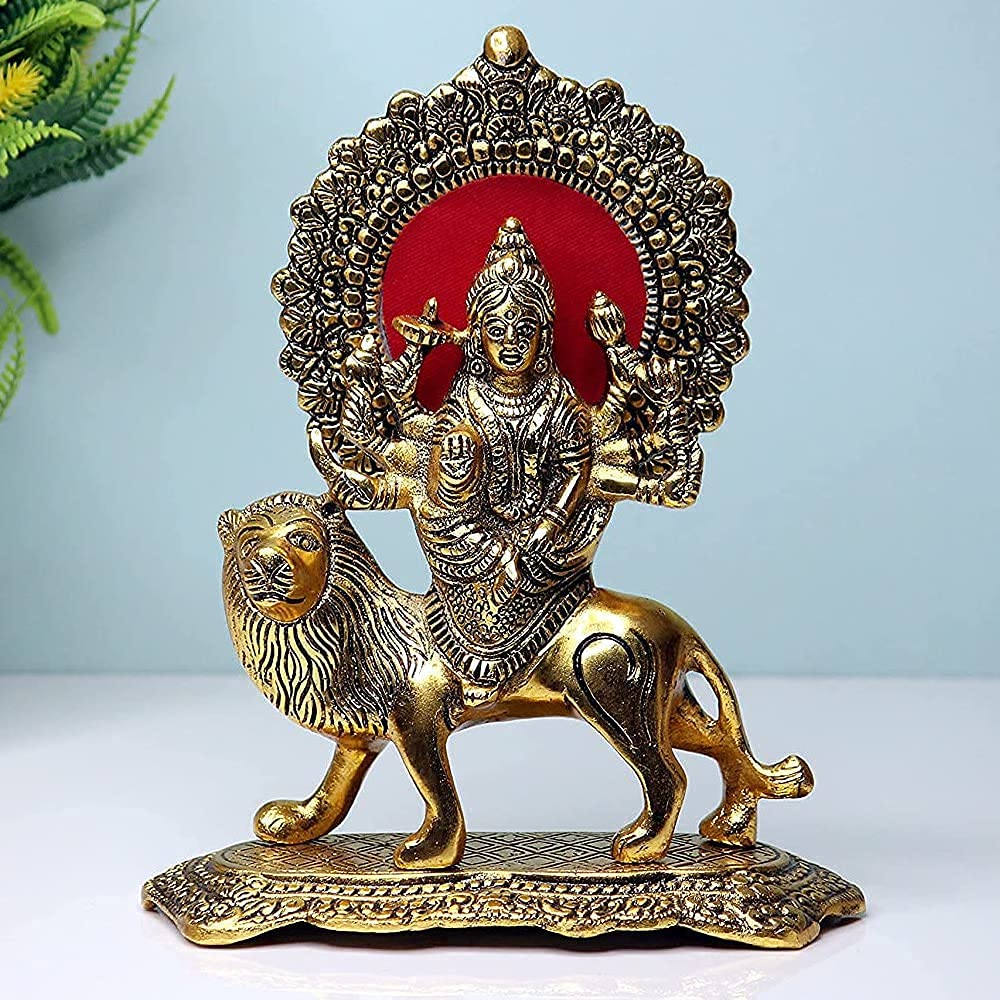 Aluminum Maa Durga Statue